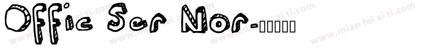 Offic Ser Nor字体转换